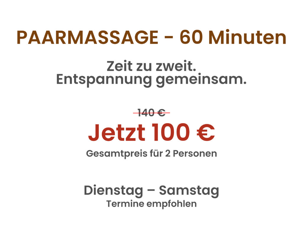 paarmassage zwei personen kettwig
